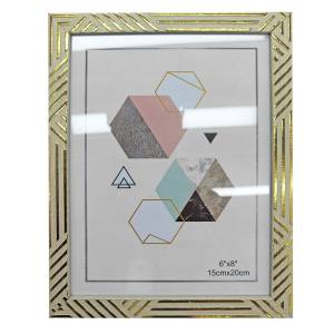 12-2048 Κορνίζα Πλαστική Τύπου Ξύλο Ανοιχτό 15x20cm , Δώρα