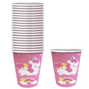 17-69 Ποτήρια Party Μονόκερος πακ=20τεμ 8,5x7,5cm , Ψιλικά
