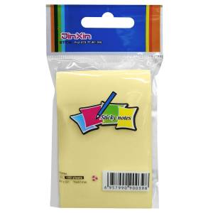 18-434 Χαρτάκια Αυτοκόλλητα Κίτρινα πακ=100φ 7,6x5cm , Σχολικά