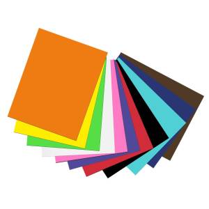 19-121 Χαρτόνια Κολάζ Χρώματα 50x70cm , Σχολικά