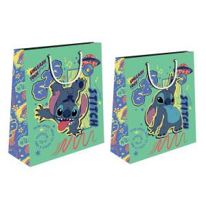 19-388 Τσάντα Δώρου Χάρτινη Lilo & Stitch (23cm) 23x18x11cm , Ψιλικά