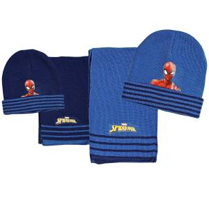 20-1376 Σκούφος & Κασκόλ Spiderman σετ  , Αξεσουάρ-Ομορφιά & Υγιεινή