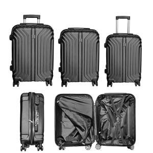 20-743 Βαλίτσες abs σετ=3τεμ 55x35x20cm / 65x40x24cm / 74x45x29cm , Αξεσουάρ-Ομορφιά & Υγιεινή
