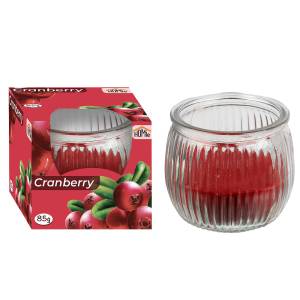 37-461 Κερί Wild Cranberry σε Βάζο 21h 85gr Net, 7x6,5cm , Δώρα