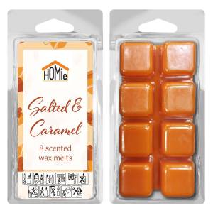 37-464 Αρωματικό wax Melt Salted Caramel σετ=8 Κύβοι 80gr , Δώρα