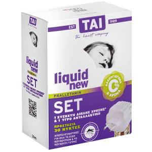 42-1909 Εντομοκτόνο TAI Liquid σετ με Συσκευή Διπλής Χρήσης + Ανταλλακτικό , Καλοκαιρινά