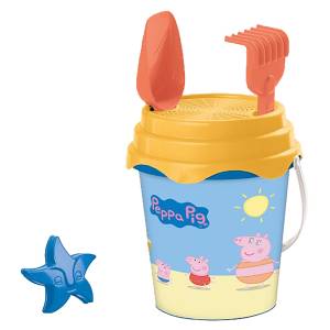 42-2980 Κουβαδάκι με Αξεσουάρ Peppa σετ 5 τεμ Φ17cm , Καλοκαιρινά