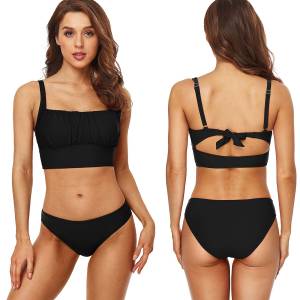 42-3050 Μαγιό Μπικίνι Surf top Μαύρο , Καλοκαιρινά