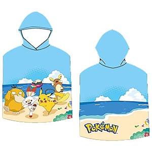 42-3223 Πετσέτα Θαλάσσης Ποντσο Microfiber Pokemon 100x50cm , Καλοκαιρινά