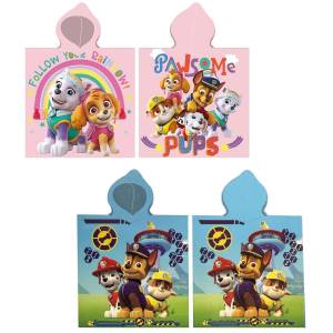 42-3235 Πετσέτα Θαλάσσης Ποντσο Microfiber Paw Patrol 100x50cm , Καλοκαιρινά