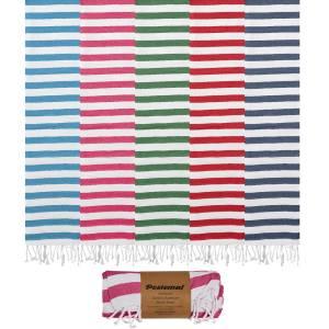 42-821 Πετσέτα Θαλάσσης Pestemal Ριγέ ~280g 90x180cm , Καλοκαιρινά