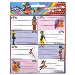 50-3034 Ετικέτες Miraculous σετ=2φυλλα 16 Ετικέτες 15x20cm , Σχολικά