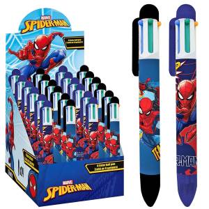 50-3064 Στυλό 6 Χρωμάτων Spiderman  , Σχολικά