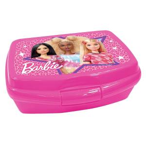 50-3095 Δοχείο Πλαστικό Φαγητού Barbie 16,5x12,5x6cm 600ml , Σχολικά