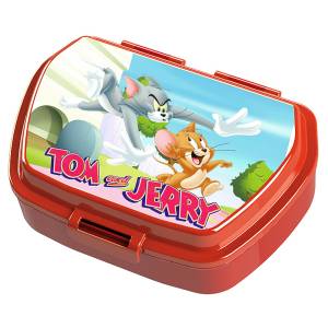 50-3299 Δοχείο Πλαστικό Φαγητού tom and Jerry 18x13.5x5.5cm , Σχολικά