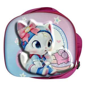 50-3403 Ισοθερμικό Τσαντάκι Φαγητού 3D Γατάκι 24x22x9cm , Σχολικά