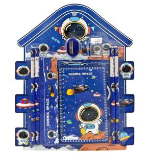 50-3427 Σχολικό σετ=8τεμ Αστροναύτης με Μπλοκ 27x22cm , Σχολικά