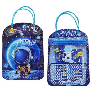50-3437 Σχολικό σετ=6τεμ σε Τσαντάκι Dream Space 33x23cm , Σχολικά