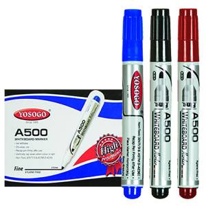 60-742 Μαρκαδόρος Ασπροπίνακα Yosogo 2.5mm , Σχολικά
