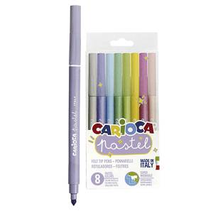 60-747 Μαρκαδόροι Carioca Pastel 8 Χρωμάτων , Σχολικά