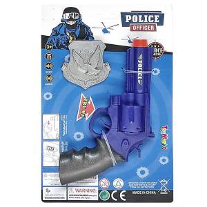 68-790 Περίστροφο Μπαταρίας Police try me 15x23x3cm , Παιχνίδια
