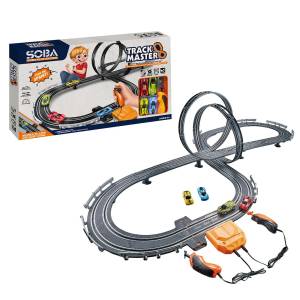 68-843 Αυτοκινητόδρομος Track Master 558cm 63x38x6cm , Παιχνίδια