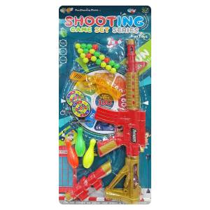 68-858 Οπλοπολυβόλο Στόχος-Μπίλιες-Βελάκια σε Καρτέλα 25x57x3cm , Παιχνίδια