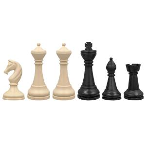 69-1732 Πιόνια Μπεζ-Μαύρα για Σκάκι Μεγάλο με 2 Βασίλισσες , Παιχνίδια