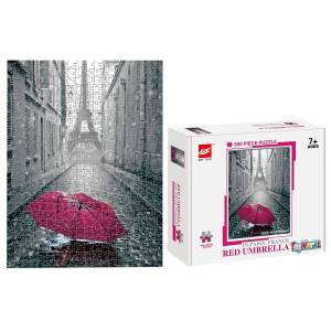 69-1760 Παζλ 500 τεμ red Umbrella στο Παρίσι 23x18x5cm , Παιχνίδια