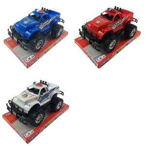 70-2143 Αγροτικό Τζιπ Ψηλωμένο Friction Police 20cm , Παιχνίδια