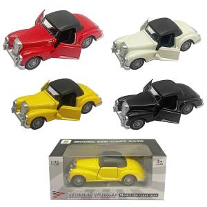 70-2281 Κλασική Mercedes die Cast Pull Back 1:32 16x7x6cm , Παιχνίδια