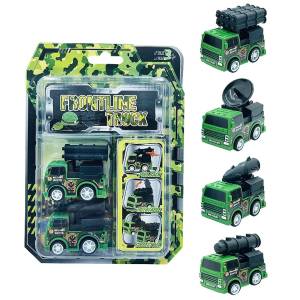 70-2282 Στρατωτικά Οχήματα Pull Back σε Καρτέλα 14x20x3cm , Παιχνίδια