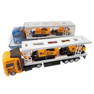 70-2295 Νταλίκα Friction με 2 Δομικά Pull Back 34x11x8cm , Παιχνίδια