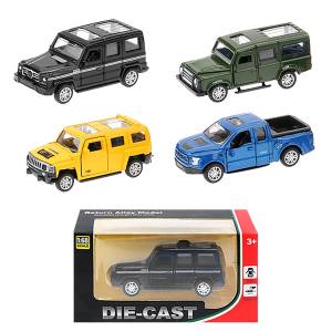 70-2297 Die Cast Pull Back 1:60 off Road 12x6x5cm , Παιχνίδια