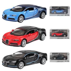 70-2299 Die Cast Pull Back 1:36 Bughati 15x7x7cm , Παιχνίδια