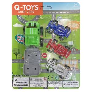 70-2342 Καρτέλα Mini Cars Pull Back 16x23x5cm , Παιχνίδια