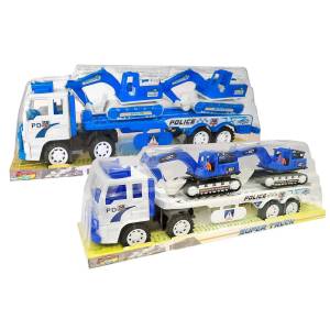 70-2356 Νταλίκα Friction με 2 Δομικά 45x15x12cm , Παιχνίδια