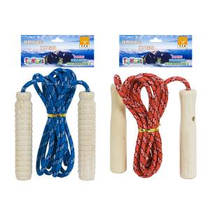 71-1133 Σχοινάκι Παιδικό (skipping Rope) Ξύλινο 2,6m , Παιχνίδια