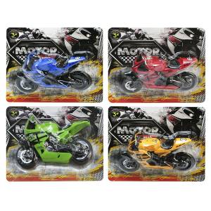 71-2750 Καρτέλα 1 τεμ Μοτοσυκλέτα Free Wheels 14x12cm , Παιχνίδια