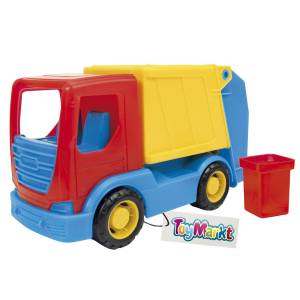 71-3245 Απορριματοφόρο Πλαστικό Free Wheels + Κάδος 24x15x12cm , Παιχνίδια