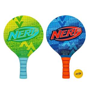 71-3488 Nerf Sports 2 Ρακέτες με Μπαλάκι Paddle Ball Ρακέτες=37x23cm , Καλοκαιρινά
