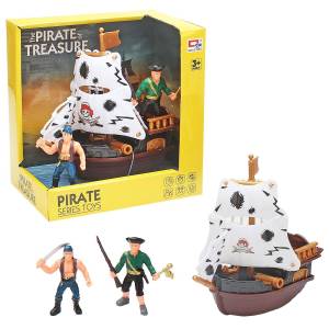 71-3528 Πειρατικό Καράβι Μικρό & Πειρατές 19x19x12cm , Παιχνίδια