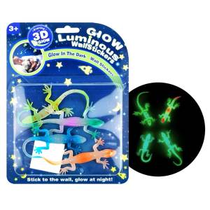 71-3594 Φωσφορίζοντα Ερπετά σε Καρτέλα 16x21x1.5cm , Παιχνίδια