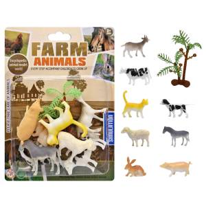 71-3609 Ζωάκια Φάρμας 8 τεμ  σε Καρτέλα 14x19x3cm , Παιχνίδια