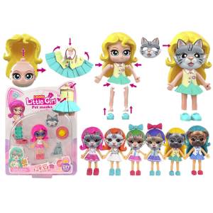 72-2096 Κούκλα 9cm Pet Mask Καρτέλα 19x25x5cm , Παιχνίδια