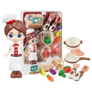 77-1296 Κουζινικά και Κούκλα Cutlery Set 22x28x6cm , Παιχνίδια