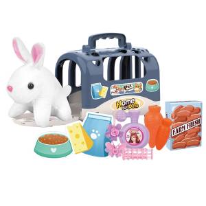 77-1314 Pet Λαγός σε Τσάντα Ταξιδίου 19x16x13cm , Παιχνίδια