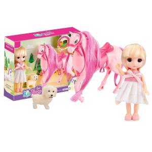 78-242 Κούκλα 15cm & Άλογο 14cm 26x20x6cm , Παιχνίδια