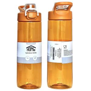80-2085 Παγούρι Tritan Πορτοκαλί με Πώμα Ασφαλείας 700ml , Είδη Σπιτιού