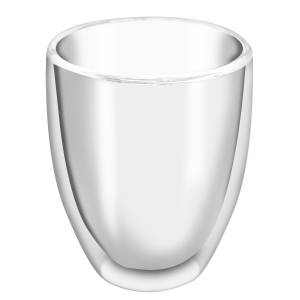 80-2160 Κούπα Διπλό Γυαλί Borosilicate 12x8cm 350ml , Είδη Σπιτιού